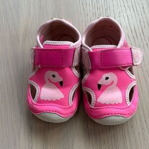 Stride Rite Pink Flamingo Water Shoes
